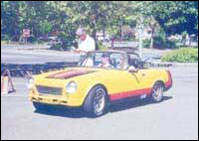 Yellow Datsun