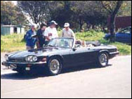 Black Jag Convertible