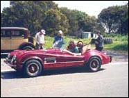 Red Jag Convertible