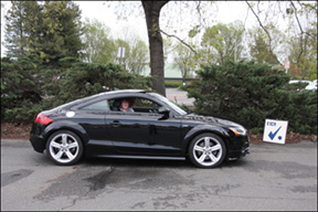 black Audi TT