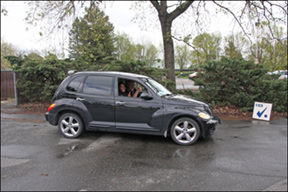 black PT Cruiser