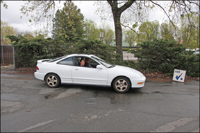 white Acura